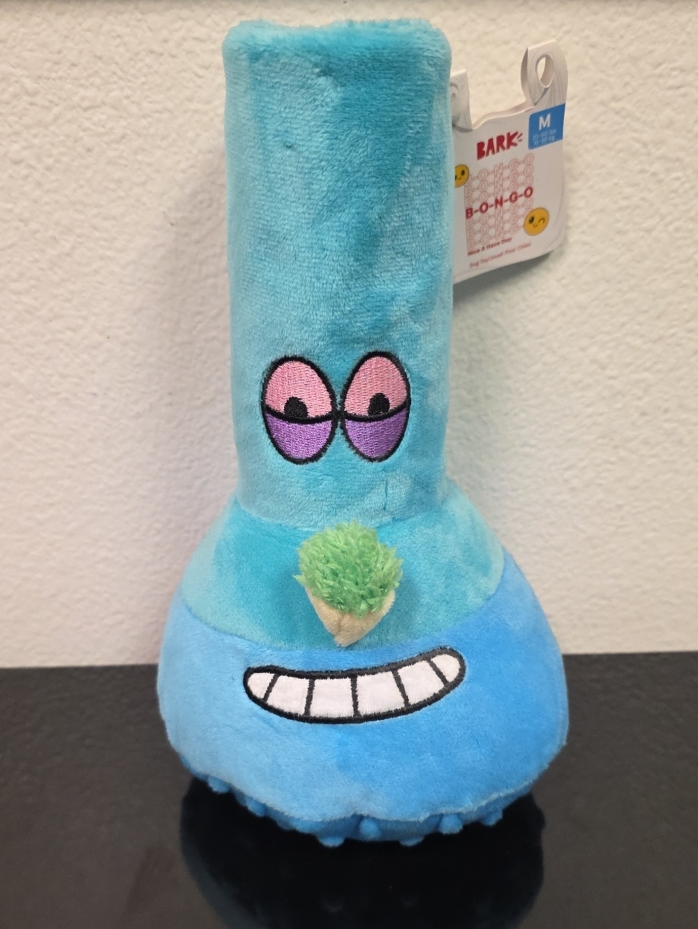 BARK B.O.N.G.O. Bong Plush Dog Toy Medium New with Tags